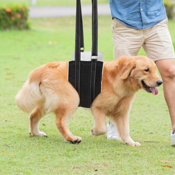 Portable Dog Sling for Back Legs Adjustable Harness for Dogs Hind Leg Support S - Picture 1 of 9